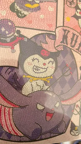 Quadro Kuromi Sanrio 1000 Diamantes