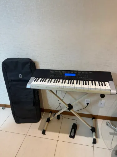 Teclado Casio CTK-4400 com suporte, pedal e bag ? Totalmente revisado