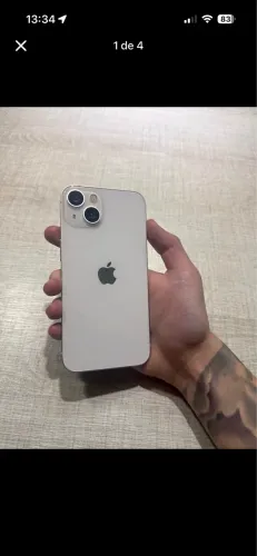 iPhone 13 Branco 128GB | 89% Saúde | Bateria Acima da Média | Todo Original | Impecável