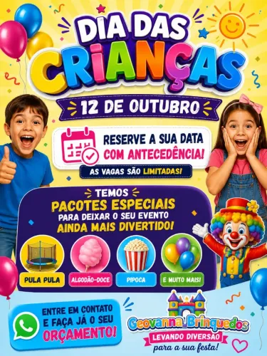 Dia das crianças 2026