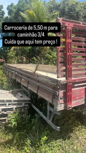 Carroceria caminhão 3/4