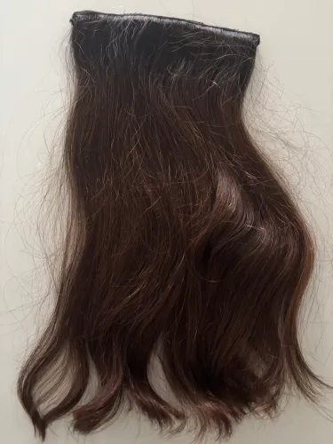 Tic Tac cabelo humano brasileiro, sem química. 20cm de tela 40 cm comprimento 58 gramas  