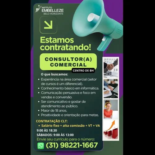 Contratamos para Vendas