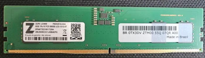 Memoria Ram DDR5 8GB 5600mhz