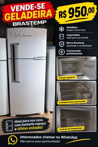 Geladeira Brastemp semi nova