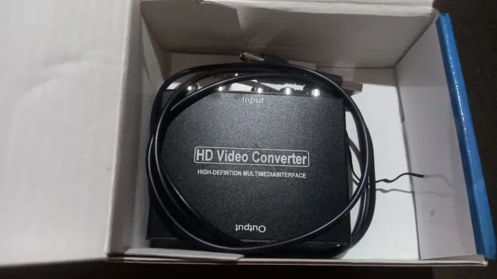 Conversor componente para HDMI (para PS2, PS3, DVD Player, Blu-ray Player)
