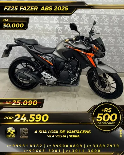 Moto Yamaha FZ25 FAZER ABS 2025