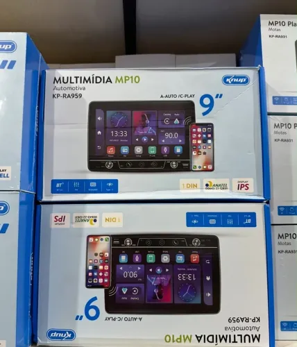 Multimídia 9 podelegadas 1 Din