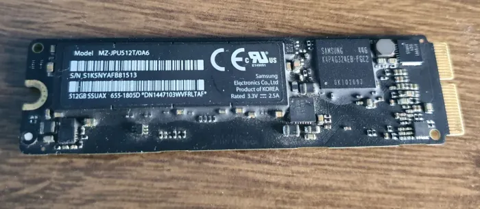 SSD 512GB macbook ORIGINAL pro e air, 2013, 2014, 2015