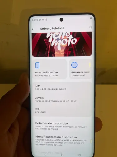 Moto edge 60 fusion 256G