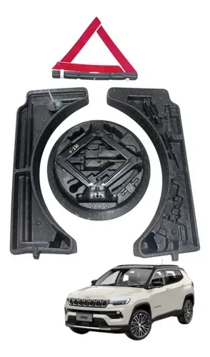 Kit Macaco Chave Roda Triangulo Isopor Jeep Compass 1.3 2023