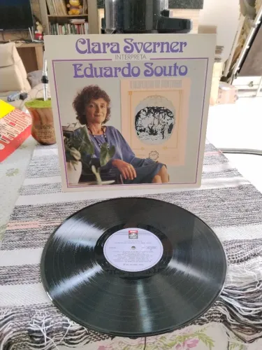 Disco vinil Clara Sverner interpreta Eduardo Souto O Despertar da Montanha 1982