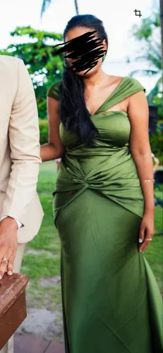 Vestido Festa Verde Oliva