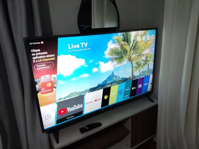 TELEVISÃO 50 POLEGADAS LG SMART 4K BLUETOOTH 300 CANAIS PLUS LIBERADO FAÇO ENTREGA