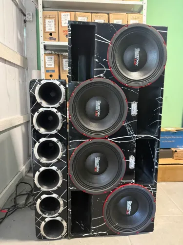 Som Automotivo Completo - 4x Bomber Attack 2.5K + SD 8000 + DSP 