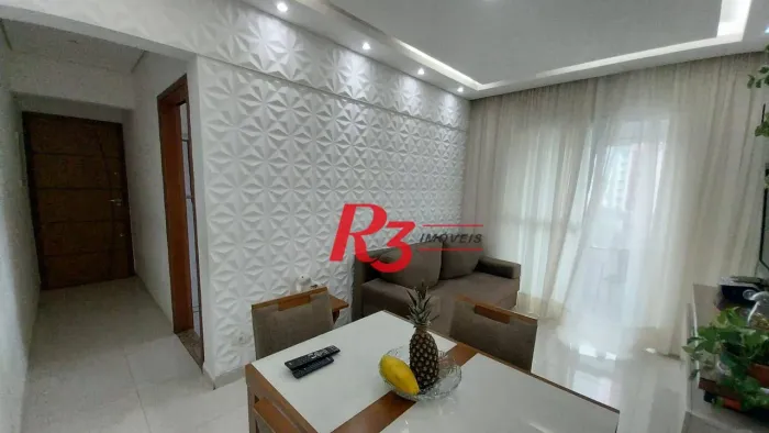 Apartamento com 2 dormitórios à venda, 73 m² por R$ 619.900,00 - Campo Grande - Santos/SP