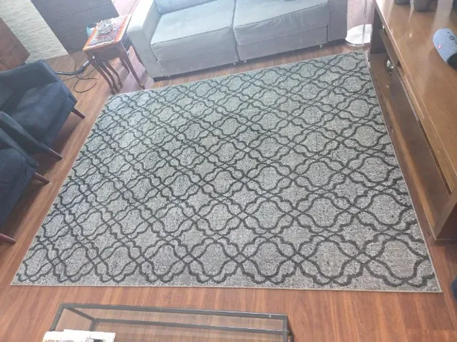 Tapete importado Israelense Corttex Dallas - Base 100% Juta - 2,50x1,00 metros - Semi-novo