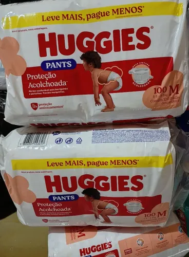 Fralda Huggies M 100 uni