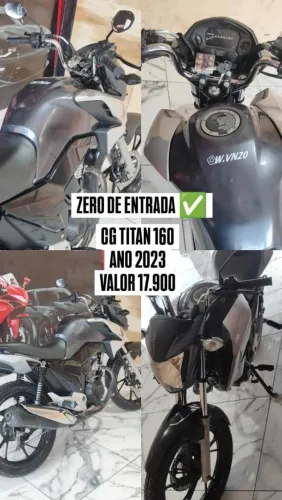 Honda CG 160 Titan 2023 | Financiamento com Zero de Entrada