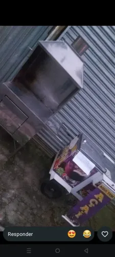 Carrinho de espetinho e carrinho de açaí