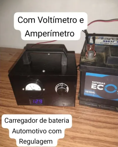 Carregador de Bateria Automotivo.