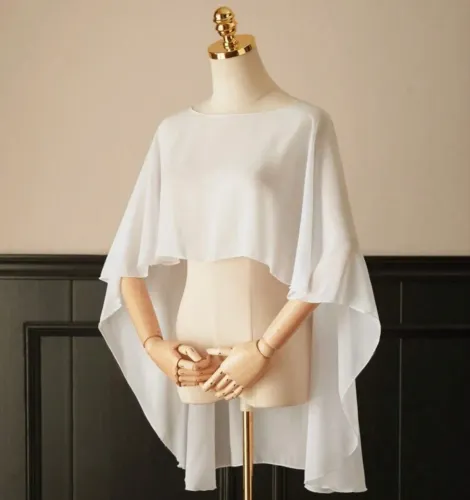 Capa para vestido de noiva, ou sobreposição