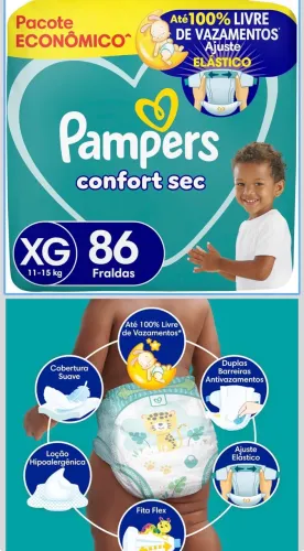 Fralda xg Pampers