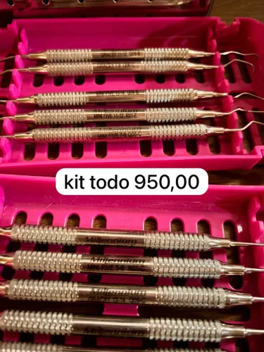 Kit de curetas periodontais completo