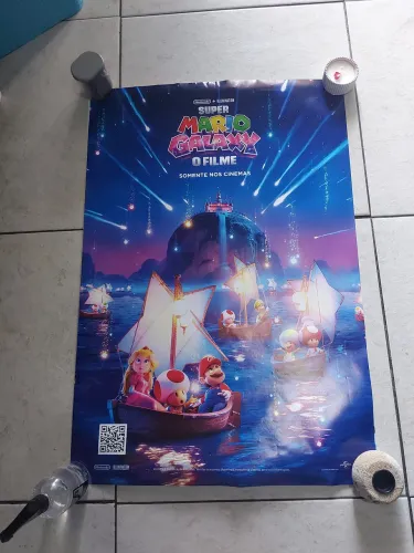 Poster de cinema Super Mario Galaxy 