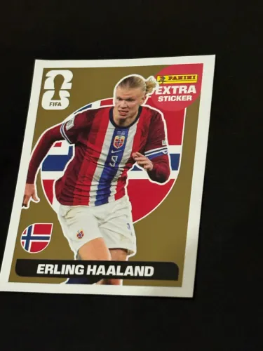 Figurinha panini Halland Gold Legend