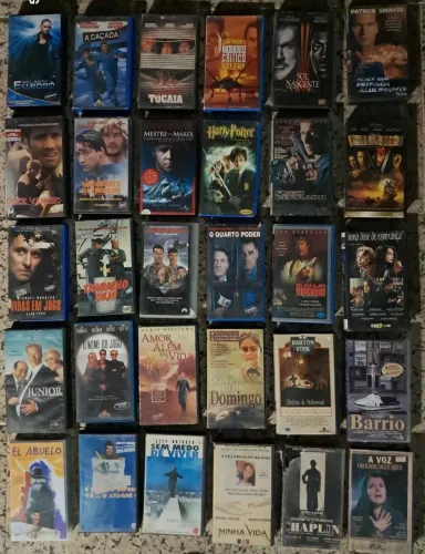Lote de VHS originais de Filmes