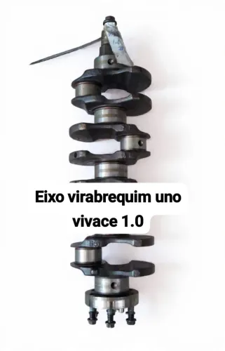 Eixo virabrequim uno vivace 