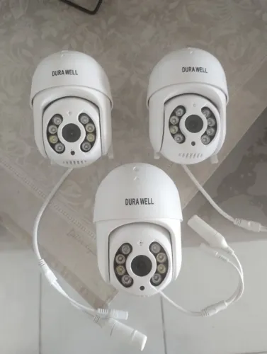 Kit 3 Câmeras de Segurança à Prova D'água