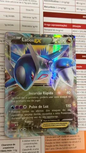 Carta Pokémon Latios EX Promo XY72 - Português (Holo)