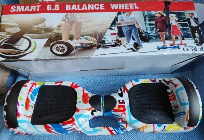 Skate Eletrico Hoverboard 6.5 Bluetooth Smart balance Led Varias cores