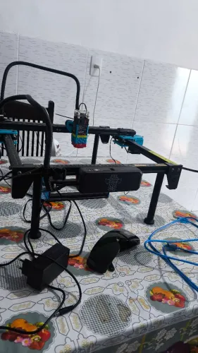 Máquina Laser TTS 55 Pro + Rolo Rotativo + Ajuste de Altura | Estado de Novo