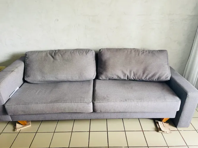 Sofa de linho 2 lugares 