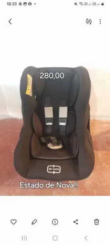 CADEIRINHA AUTOMOTIVA. ESTADO DE NOVA!