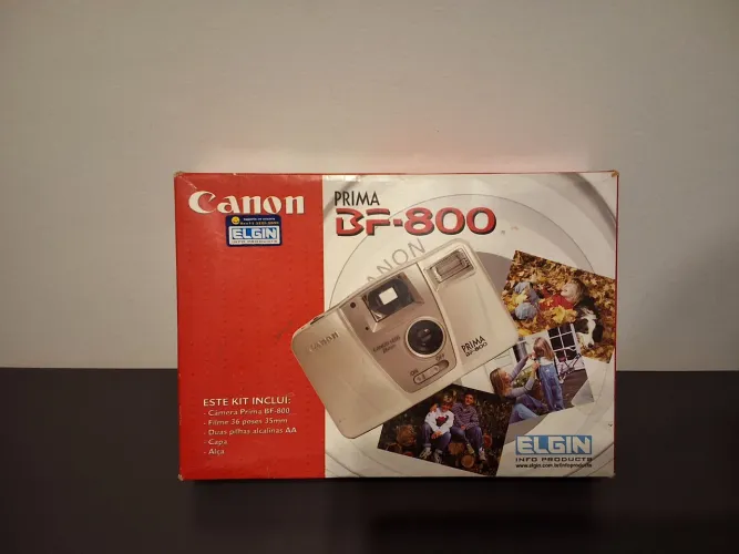 Canon Prima BF-800 - Câmera Analógica na Caixa Original