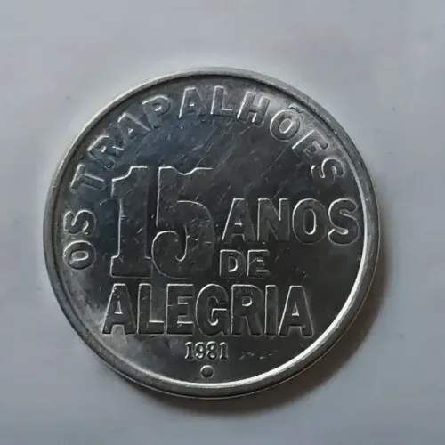 Moeda/Medalha Os Trapalhões 