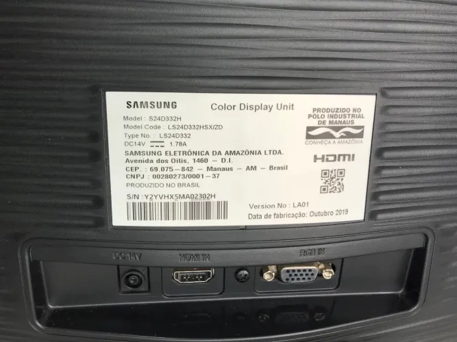 Monitor Samsung 24? LED Full HD