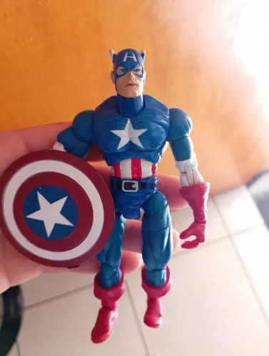 Boneco capitão América 2002 toys biz