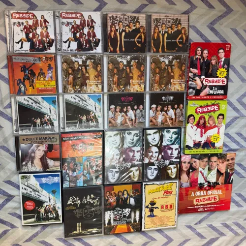 COLEÇÃO RBD - CDS E DVDS (REBELDE)
