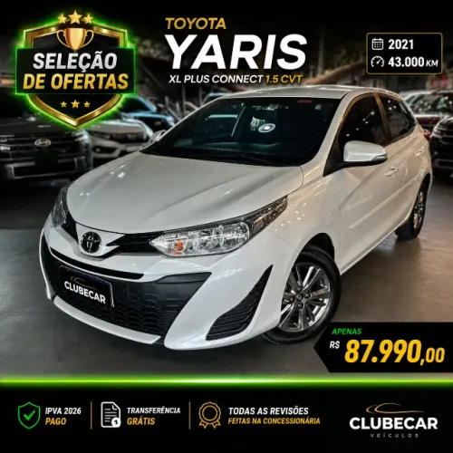 Toyota Yaris XL Plus Con. 1.5 Flex 16V 5P AUT 2021