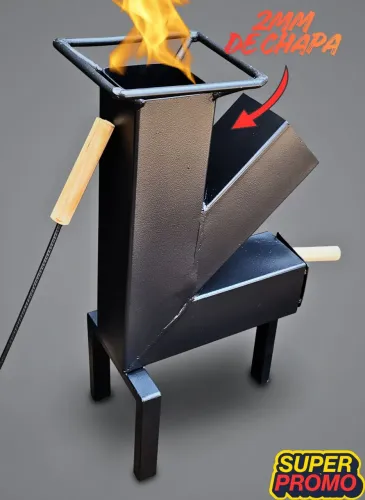 Fogão Portátil a Lenha