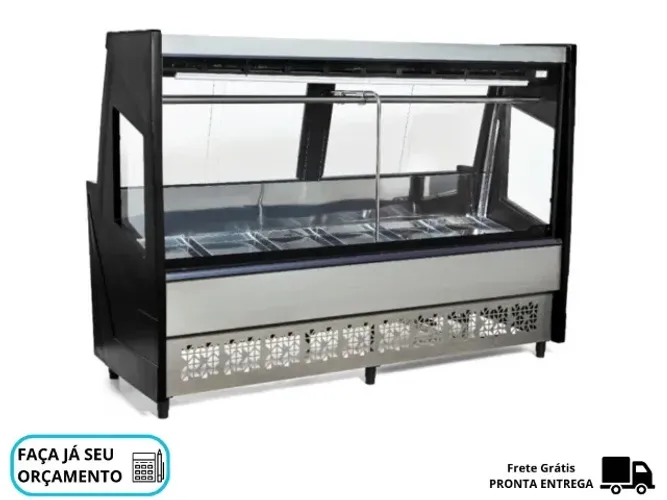 Balcão de Carnes Preto Polar 127v 