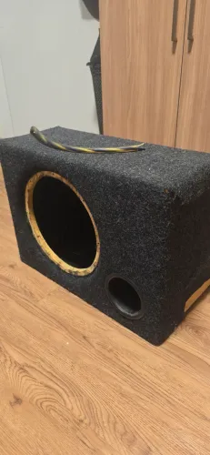Caixa Dutada para Subwoofer 12" em Madeira Naval - Alta Qualidade | Som Automotivo Premium