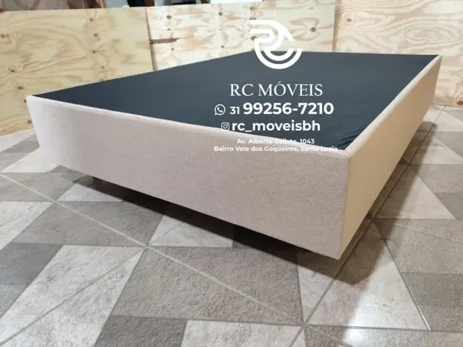 Base Box Casal Blindada Premium 1,38x1,88 | Madeira Imunizada Anticupim