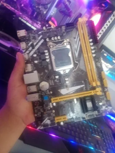 Placa Mãe Micro Atx Hdmi Ddr4 Lga1151 G-h110 Pro Preto