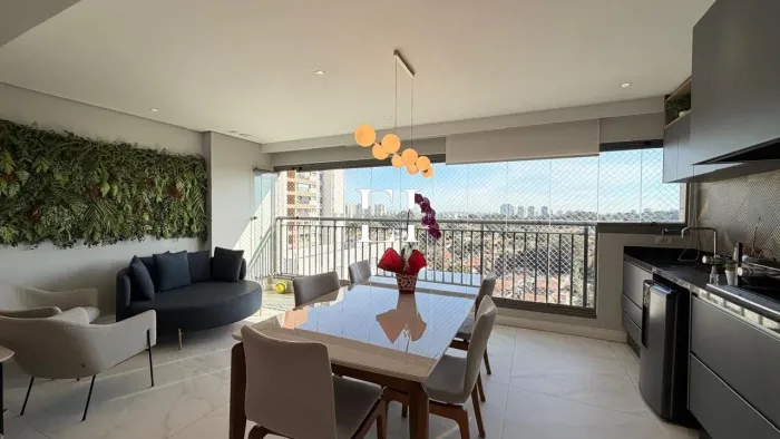 Apartamento Mobiliado para locação com 150m² | 3 Suítes + Escritório | High Jardim Prudênc